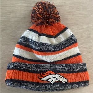 Denver Broncos Striped Winter Hat